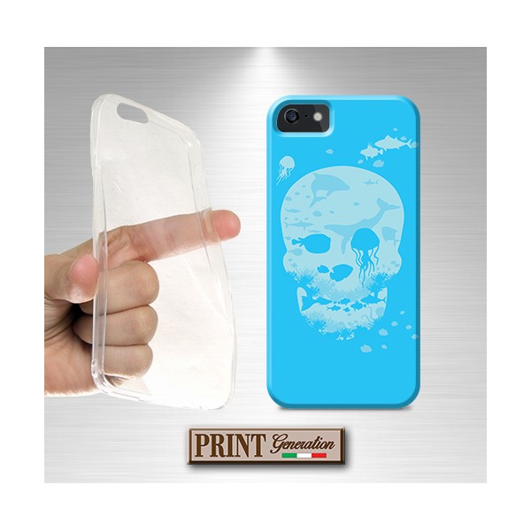 Cover - 'DEAD SEA' oceano azurro teschio pesci mare pirati dark NOKIA
