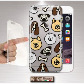 Cover - 'DOGGIES pattern' CANE cuccioli carini trasparente NOKIA