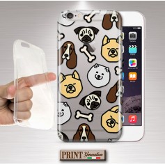 Cover - 'DOGGIES pattern' CANE cuccioli carini trasparente NOKIA