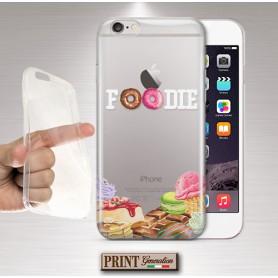 Cover - 'DOLCI foodie' dolci ciambelle GELATO macaroons carino trasparente NOKIA