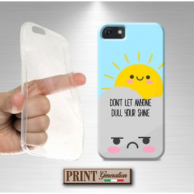 Cover - 'DON'T LET ANYONE DULL YOUR SHINE' carino nuvole sole frasi NOKIA