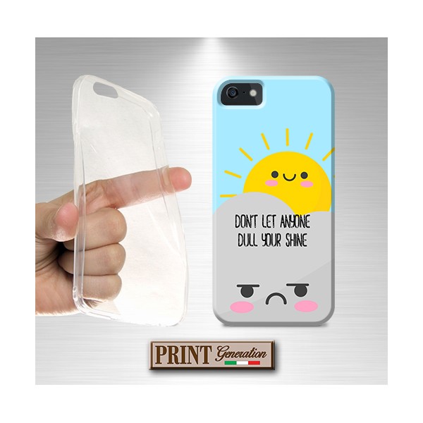 Cover - 'DON'T LET ANYONE DULL YOUR SHINE' carino nuvole sole frasi NOKIA