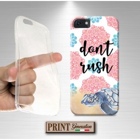 Cover - 'DONT RUSH tartaruga' mandala frasi carino colorito spiaggia estate vacanze NOKIA