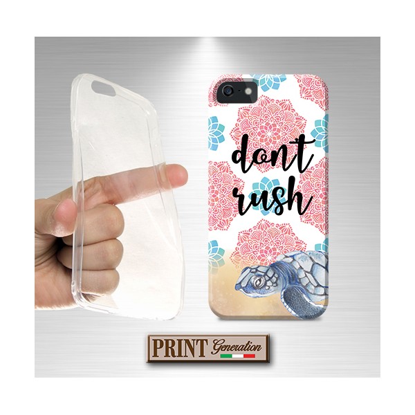 Cover - 'DONT RUSH tartaruga' mandala frasi carino colorito spiaggia estate vacanze NOKIA