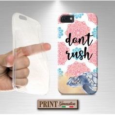 Cover - 'DONT RUSH tartaruga' mandala frasi carino colorito spiaggia estate vacanze NOKIA