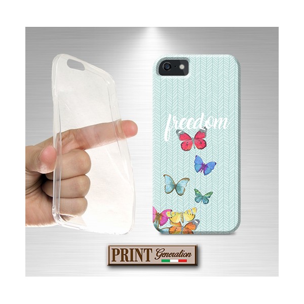 Cover - 'FARFALLE freedom' farfalle libertà carino donna delicato colorito NOKIA