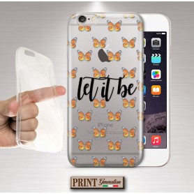 Cover - 'FARFALLE let it be' trasparente frasi farfalle delicato carino donna NOKIA