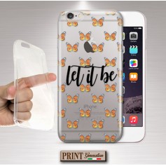 Cover - 'FARFALLE let it be' trasparente frasi farfalle delicato carino donna NOKIA