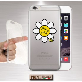 Cover - 'FLOWER CHILD trasp' FIORI DAISY TUMBLR TRASPARENTE API CARINO NOKIA