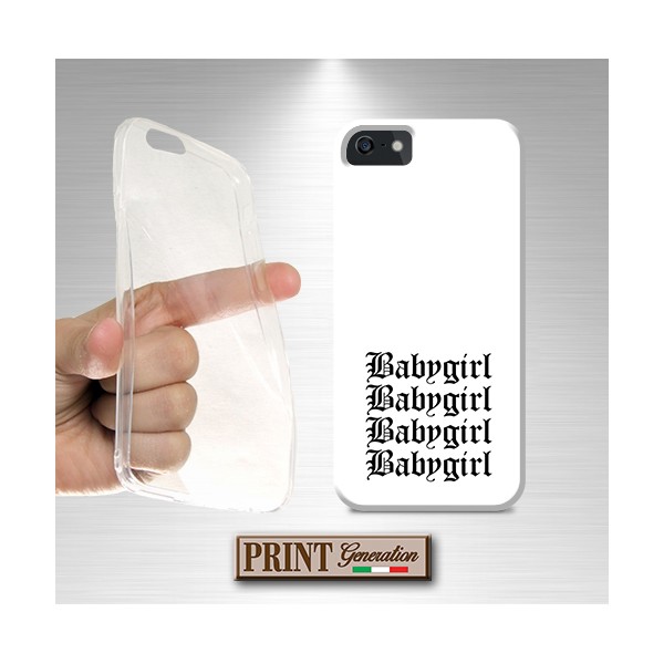 Cover - 'babygirl solid' bianco minimalista tumblr aesthetic grunge NOKIA