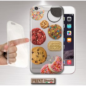 Cover - 'cookies close up' TRASPARENTE biscotti dolci colori confetti carino divertente SAMSUNG