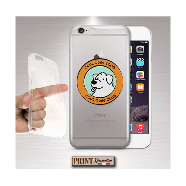 Cover - 'cool dogs' TRASPARENTE cane carino club animali zampa NOKIA