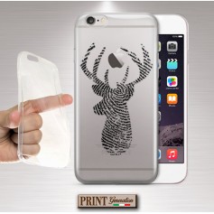 Cover - 'deer print' TRASPARENTE impronta cervo animali della foresta patronus NOKIA
