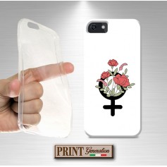 Cover - 'FEM symbol fiori' femminismo donna carino simbolo NOKIA