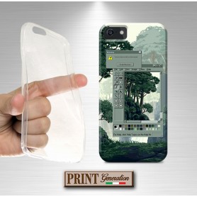 Cover -'LOST WOODS PIXEL' BOSCO NATURA PIANTE 8 BIT CARINO PAESAGGIO vaporwave tumblr aesthetic IPHONE
