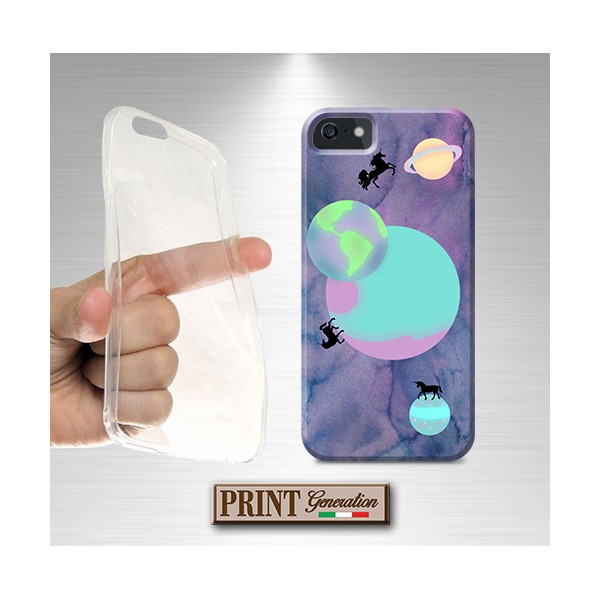 Cover - 'UNIVERSO UNICORNO' galassia pianeti carino unicorno spazio IPHONE