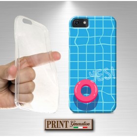 Cover - 'POOL' carino estate vancanze piscina ciambella IPHONE