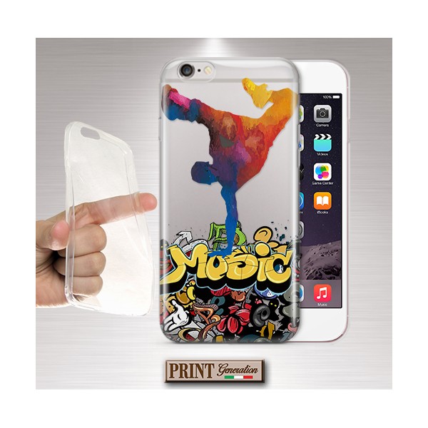 Cover - 'MUSICA graffiti dance' TRASPARENTE street art hip-hop danza breakdance IPHONE