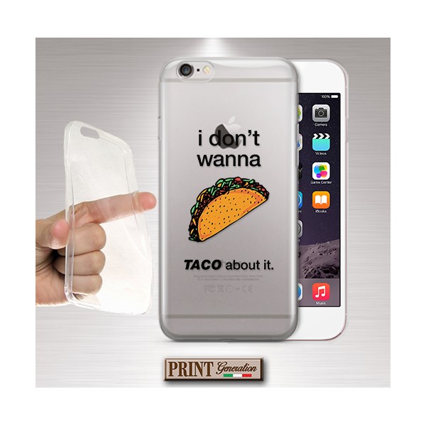 Cover - 'TACO about it trasp' cibo messicano TRASPARENTE tacos frasi divertenti carino tumblr aesthetic SAMSUNG