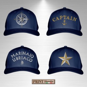 Cappellino Cappello Baseball NAUTICA Blu con Ricamo Marina Marinaio