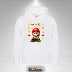 Felpa Cappuccio Bambino Super Mario Bros