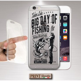 Cover - 'ts trasp big day of fishing' SPORT PESCA PESCI EFFETTO POSTER VINTAGE TRASPARENTE NOKIA