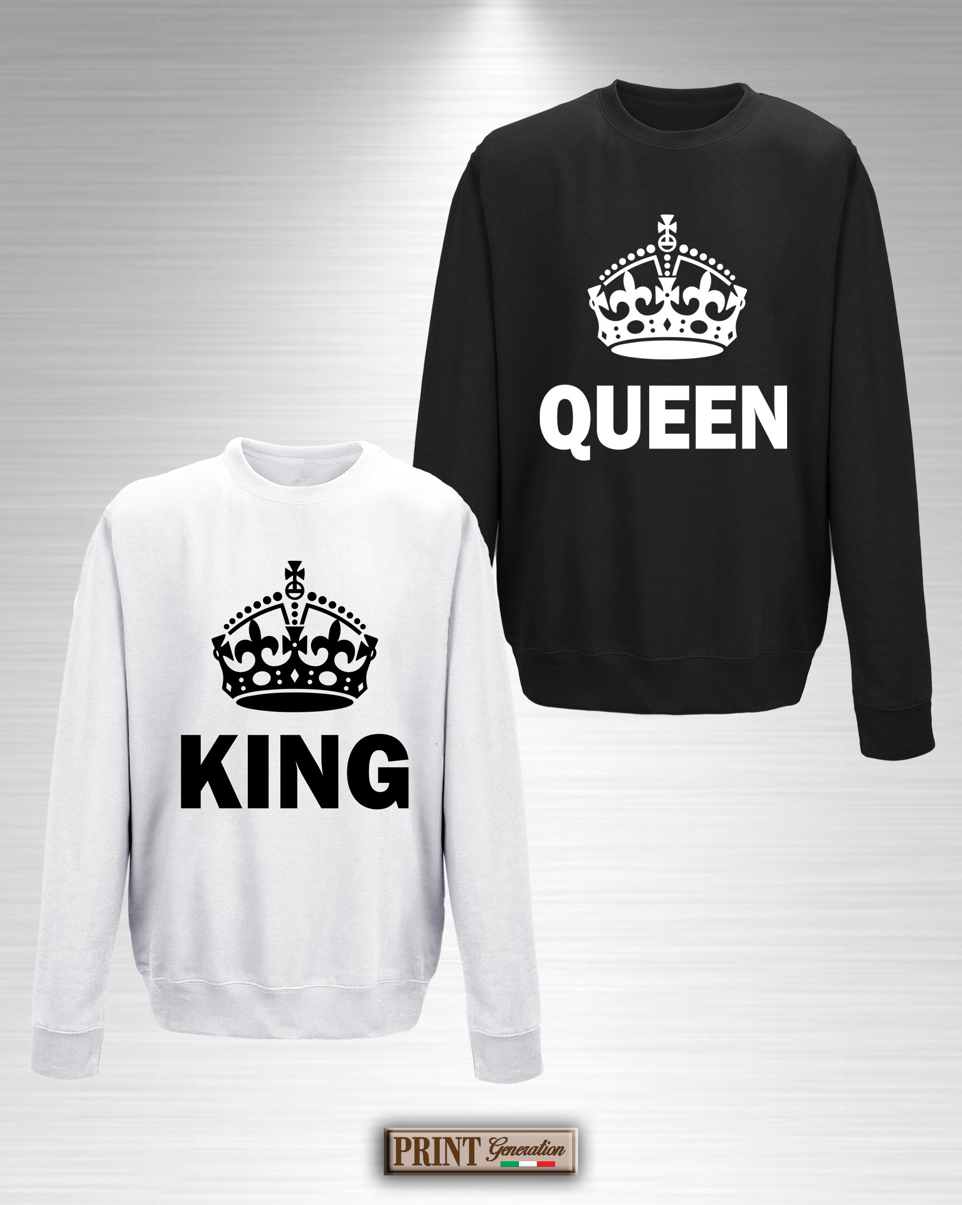 felpa king e queen
