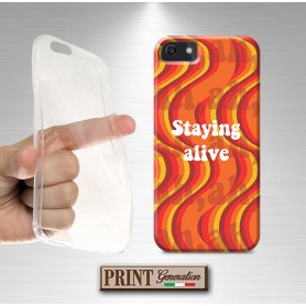 Cover - 'STAYING ALIVE groovy' 70S COLORI CARINO GROOVY HIPPIE BEE GEES IPHONE