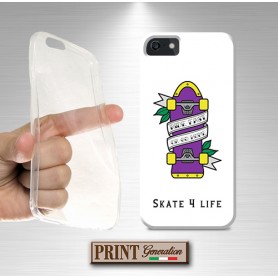 Cover - 'SKATE LIFE ride fast or go home' SPORTS TATTOO TRADITIONAL STYLE SKATEBOARD tatuaggi NOKIA