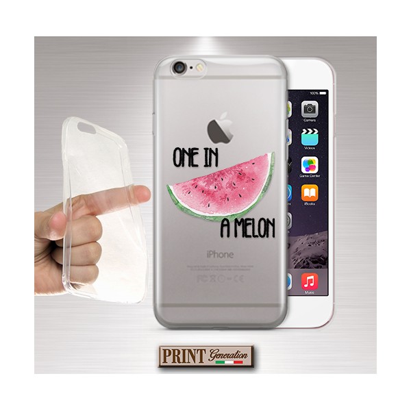 Cover - 'one in A MELON' carino TRASPARENTE one in a million frasi anguria NOKIA