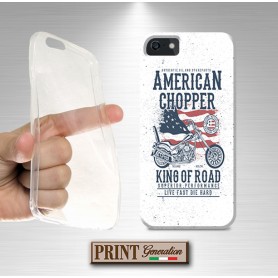 Cover - 'ts american chopper' MOTOCICLETTA BANDIERA AMERICANA CHOPPER EFFETTO POSTER VINTAGE NOKIA