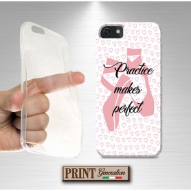 Cover - 'PRACTICE MAKES PERFECT' ballerina ballet danza frasi carino IPHONE