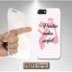 Cover - 'PRACTICE MAKES PERFECT' ballerina ballet danza frasi carino IPHONE