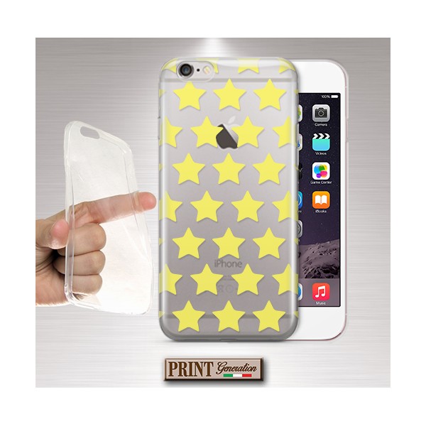 Cover - 'stars' TRASPARENTE stelle minimalista carino delicato IPHONE