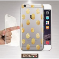 Cover trasparente impronte oro Oppo