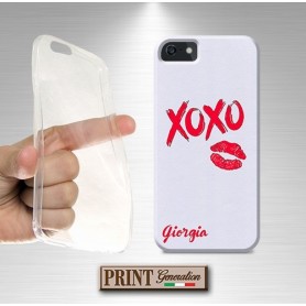 Cover Personalizzata nome xoxo bacio Oppo