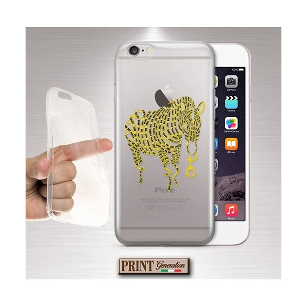 Cover - 'zebra crime TRASPARENTE' animali GIUNGLA selvaggi Oppo