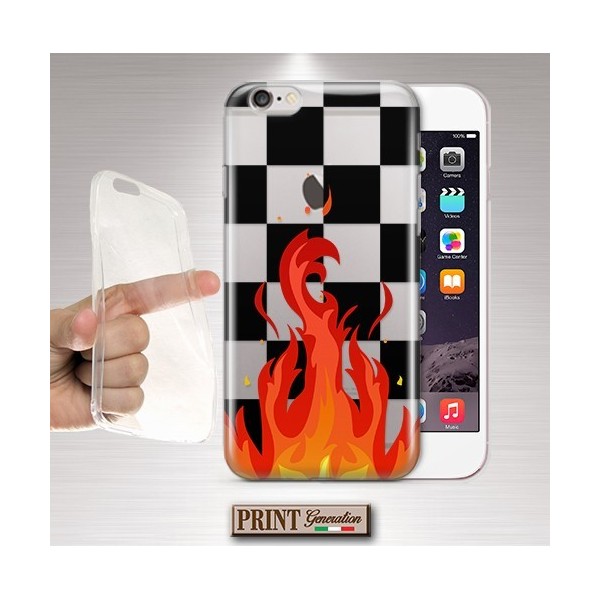 Cover - 'QUADRI FIAMME' SKATER STYLE VANS A QUADRI TRASPARENTE NERO Oppo