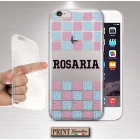 Cover trasparente personalizzata nome mosaico VIVO