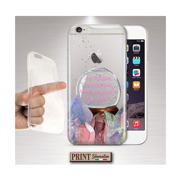 Cover - 'CRYSTALL BALL' AUDACE SASSY SARCASMO FRASI TRASPARENTE MAGICO VIVO