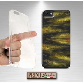 Cover stampata Sfumato nero oro glitter effetto strass VIVO
