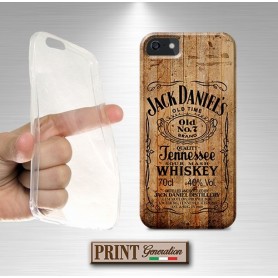 Cover stampata Jack Daniel's effetto legno VIVO