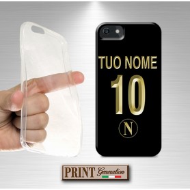 Cover - Tifoso città NAPOLI PERSONALIZZATO NOME NUMERO silicone morbido Huawei