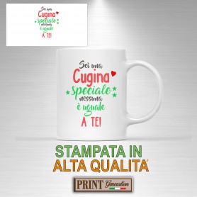 Tazza stampa alta qualità cugina speciale famiglia regalo sorpresa festa