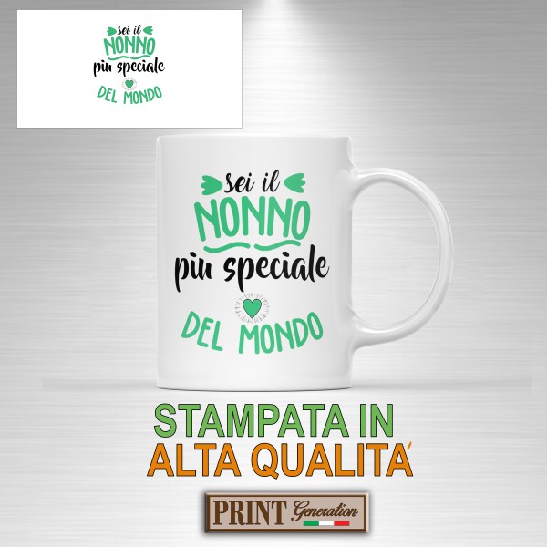 Tazza stampa alta qualità nonno speciale famiglia regalo sorpresa festa