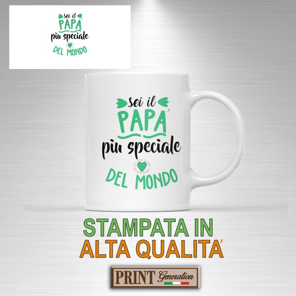 Tazza stampa alta qualità papà speciale famiglia regalo sorpresa festa